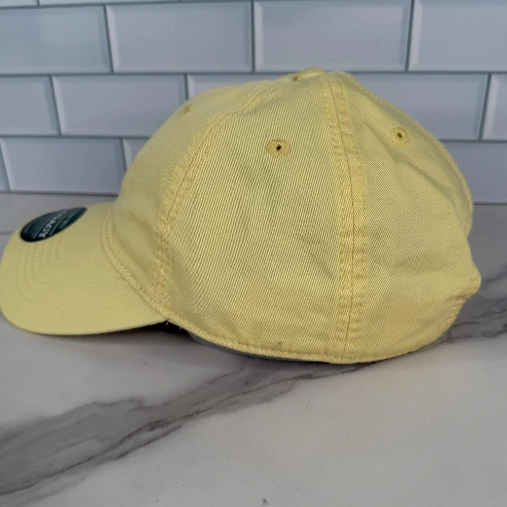 CSU Hat Cap Strap Back Mens Yellow NCAA Coppin State Baseball Football Relaxed